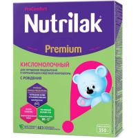 Nutrilak  (Нутрилак) молочная смесь премиум 350г кисломолочная с рождения (НУТРИЦИЯ ООО)