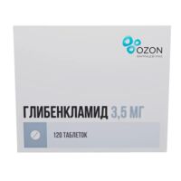 Глибенкламид 3,5мг таб. №120 (АТОЛЛ)