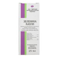 Зеленина капли 25мл №1 фл.-кап. (ТВЕРСКАЯ ФФ)