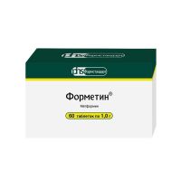 Форметин 1000мг таб. №60 (ФАРМСТАНДАРТ)
