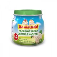 Фрутоняня малышам пюре 75г бан.стекл.  цветная капуста (ПРОГРЕСС ОАО)