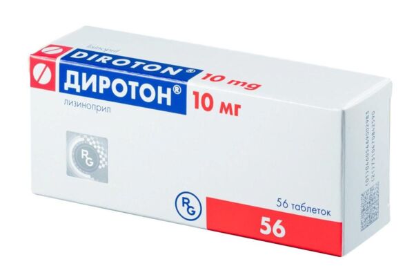 Диротон 10мг таб. №56 (Гедеон рихтер-рус ао_3)