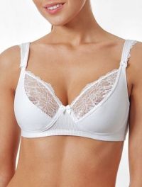 Бюстгальтер дородовый блисс 214к 80b белый (КРЕЙТ ООО)