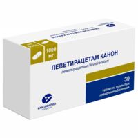 Леветирацетам 1000мг таб.п/об.пл. №30 (КАНОНФАРМА)