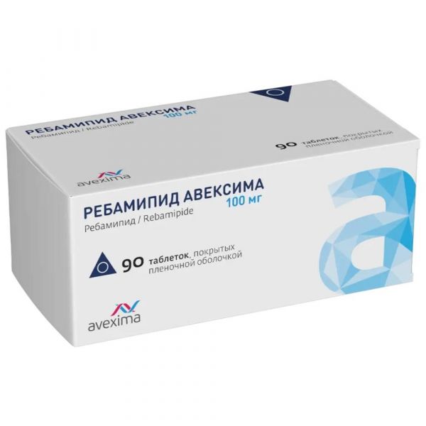 Ребамипид 100мг таб.п/об.пл. №90 (Обнинская хфк ао_2)