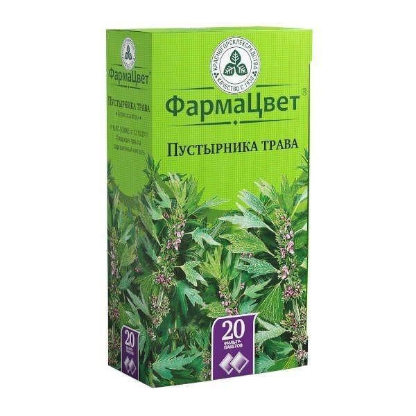 Пустырника трава 1.5г пор. №20 ф/п. (Красногорсклексредства оао)