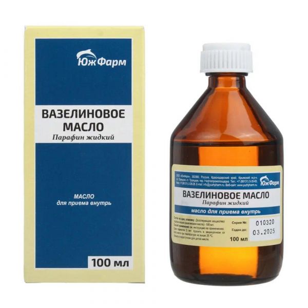 Вазелиновое масло 100мл №1 фл. (Южфарм ооо)