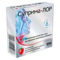 Суприма-лор таб.д/рассас. №16 клубника (ШРЕЯ ЛАЙФ САЕНСИЗ)
