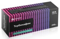 Тербинафин 250мг таб. №28 (МЕДИСОРБ)