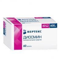Диосмин 600мг таб.п/об.пл. №60 (ВЕРТЕКС)