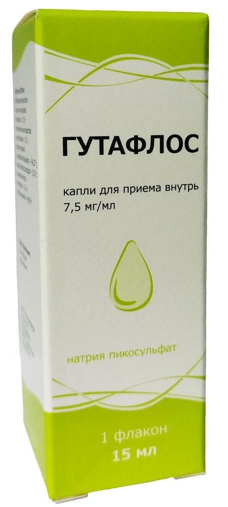 Гутафлос 7,5мг/мл 15мл капли д/пр.внутр. №1 фл.-кап. (Тульская фармацевтическая фабрика ооо)