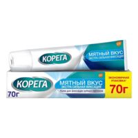Корега крем д/фикс. зубных протезов экстра сильный 70г мятный вкус (ГЛАКСО)