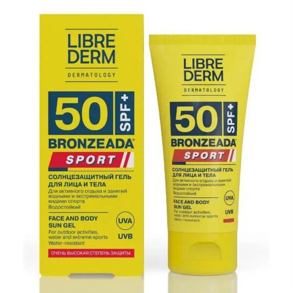 Libriderm (Либридерм) бронзиада 50мл гель солнцезащ. спорт spf50 (Биофармлаб ооо)