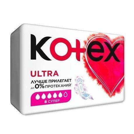 Kotex (Котекс) прокладки ультра №8 сетчат. супер (Kimberly-clark s.r.o.)