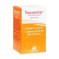 Тиолепта 12мг/мл 50мл р-р д/инф. №1 фл. (КАНОНФАРМА)
