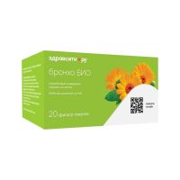 Здравсити натуральный травяной сбор бронхо био 2г №20 ф/п. (ЗДРАВСИТИ)