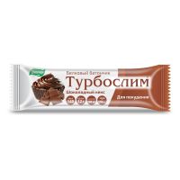 Турбослим батончик белковый 50г шоколадный кекс (ЭВАЛАР ЗАО)