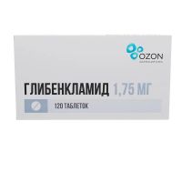 Глибенкламид 1,75мг таб. №120 (АТОЛЛ)