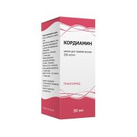 Кордиамин 25% 30мл капли д/пр.внутр. №1 фл.-кап. (ТУЛЬСКАЯ ФФ)