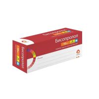 Бисопролол 10мг таб.п/об. №50 (РАФАРМА)