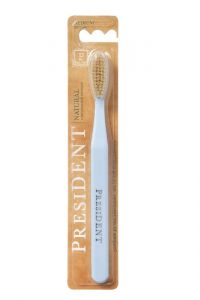 PresiDent (Президент) зубная щетка натуральная средняя 1961 (БЕТАФАРМА)