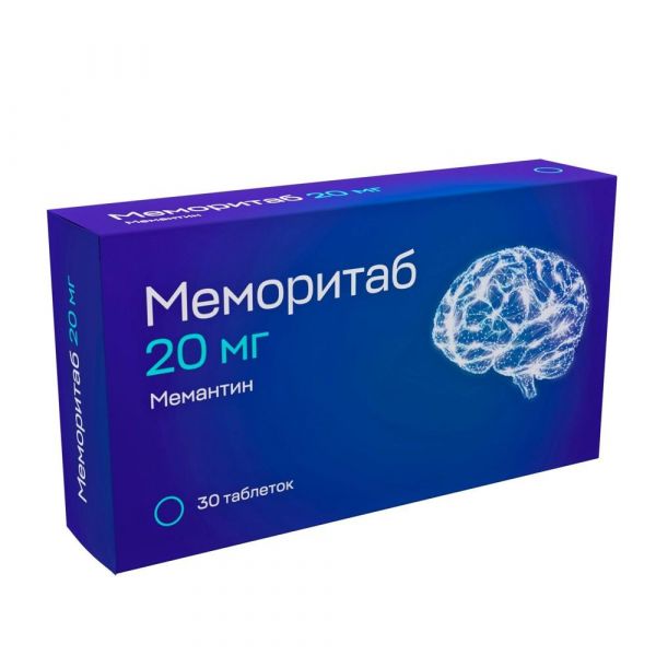 Меморитаб 20мг таб.дисп. №30 (Озон ооо_2)