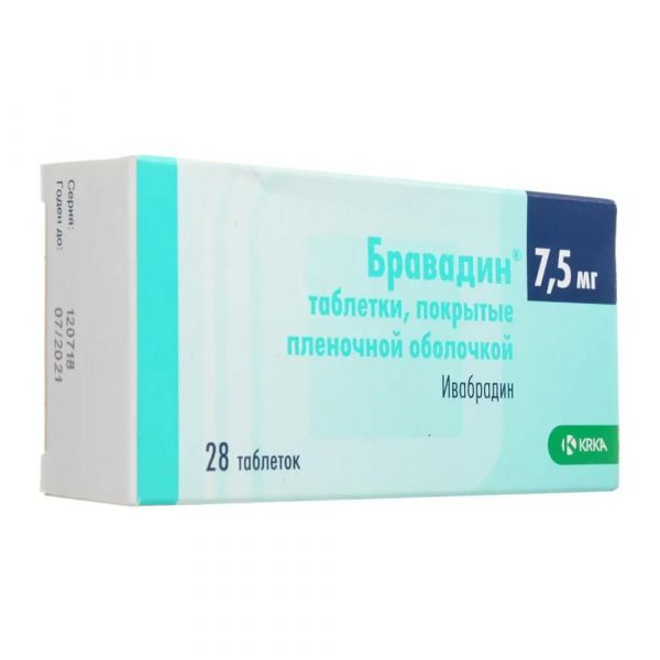 Бравадин 7,5мг таб.п/об.пл. №28 (Крка-рус ооо_2)