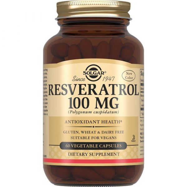 Solgar (Солгар) ресвератрол капс. №60 (Solgar vitamin and herb)