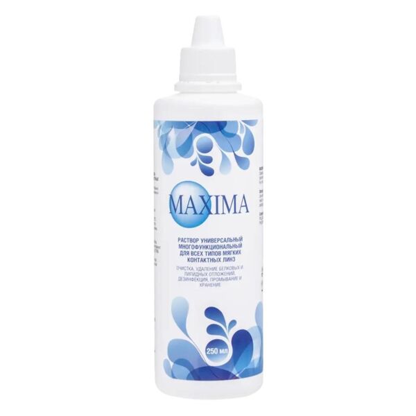 Раствор для линз максима 250мл №1 фл. (Maxima optics ltd.)