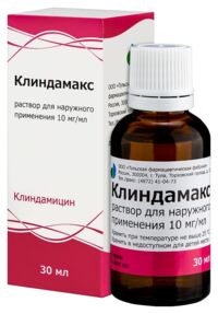 Клиндамакс 10мг/мл 30г р-р д/пр.наружн. (ТУЛЬСКАЯ ФФ)