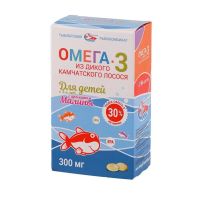 Омега-3 salmoniсa из дикого камчатского лосося 300мг капс. №84 с 3 лет (ТЫМЛАТСКИЙ РЫБОКОМБИНАТ)
