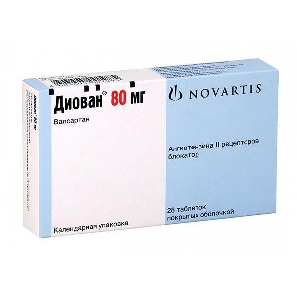 Диован 80мг таб.п/об. №28 (Siegfried barbera s.l./novartis pharmaceutica s.a.)