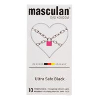Презерватив masculan №10 ультра safe black утолщенные (АДМЕДА АРЦНЕЙМИТТЕЛЬ)