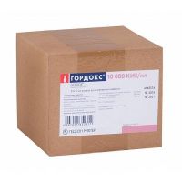 Гордокс 10000кие/мл 10мл р-р д/ин.в/в. №25 амп. (ГЕДЕОН РИХТЕР)