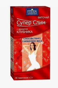 Супер слим 2г фиточай №30 ф/п.  клубника (ФИТЭРА)