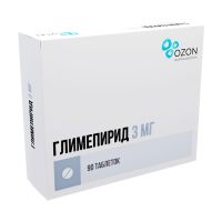 Глимепирид 3мг таб. №90 (АТОЛЛ)