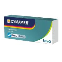 Сумамед 250мг капс. №6 (ПЛИВА)