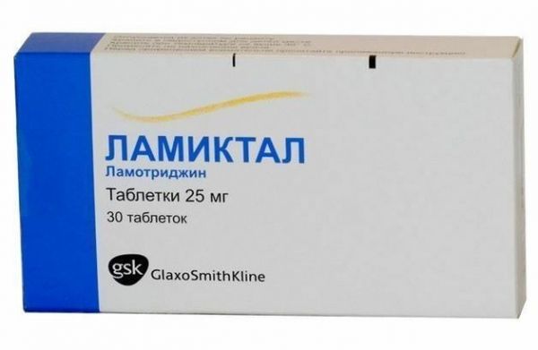 Ламиктал 25мг таблетки №30 (Glaxosmithkline pharmaceuticals s.a.)