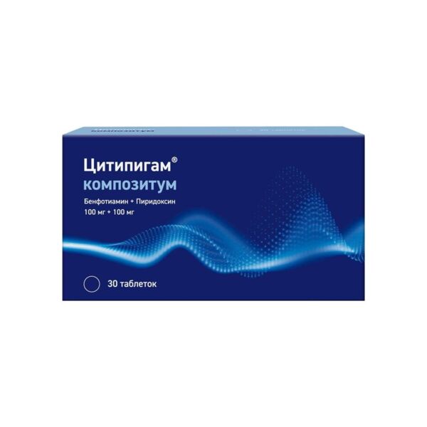 Цитипигам композитум 100мг+100мг таб.п/об.пл. №30 (Озон ооо)