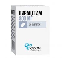 Пирацетам 800мг таб.п/об. №30 (ОЗОН)