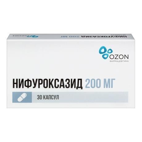 Нифуроксазид 200мг капс. №30 (Озон ооо)