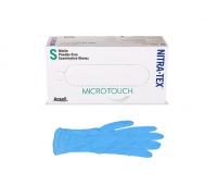 Перчатки microtouch nitratex нитриловые пара голуб. m (ANSELL CONSUMER PRODUCTS)