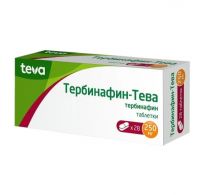 Тербинафин-тева 250мг таб. №28 (ТЕВА)