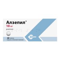 Алзепил 10мг таб.п/об. №28 (ЭГИС)