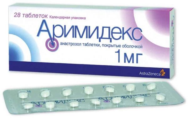 Аримидекс 1мг таб.п/об.пл. №28 (Astrazeneca pharmaceutical lp/astrazeneca uk ltd_3)