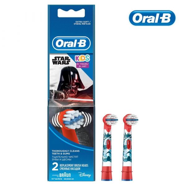 Oral-B (Орал би) насадка для электрической щетки stages power star wars №2 шт. (Braun oral-b ireland ltd.)