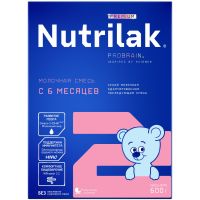 Nutrilak  (нутрилак) молочная смесь премиум 2 600г 6-12 мес. (ИНФАПРИМ АО)