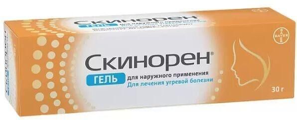 Скинорен 15% 30г гель д/пр.наружн. №1 туба (Leo pharma manufacturing italy s.r.l.)
