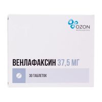 Венлафаксин 37,5мг таб. №30 (АТОЛЛ)