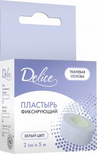 Delice (делис) лейкопластырь 2*500см ткан.осн. белый (CHANGZHOU HUALIAN HEALTH DRESSING CO.)